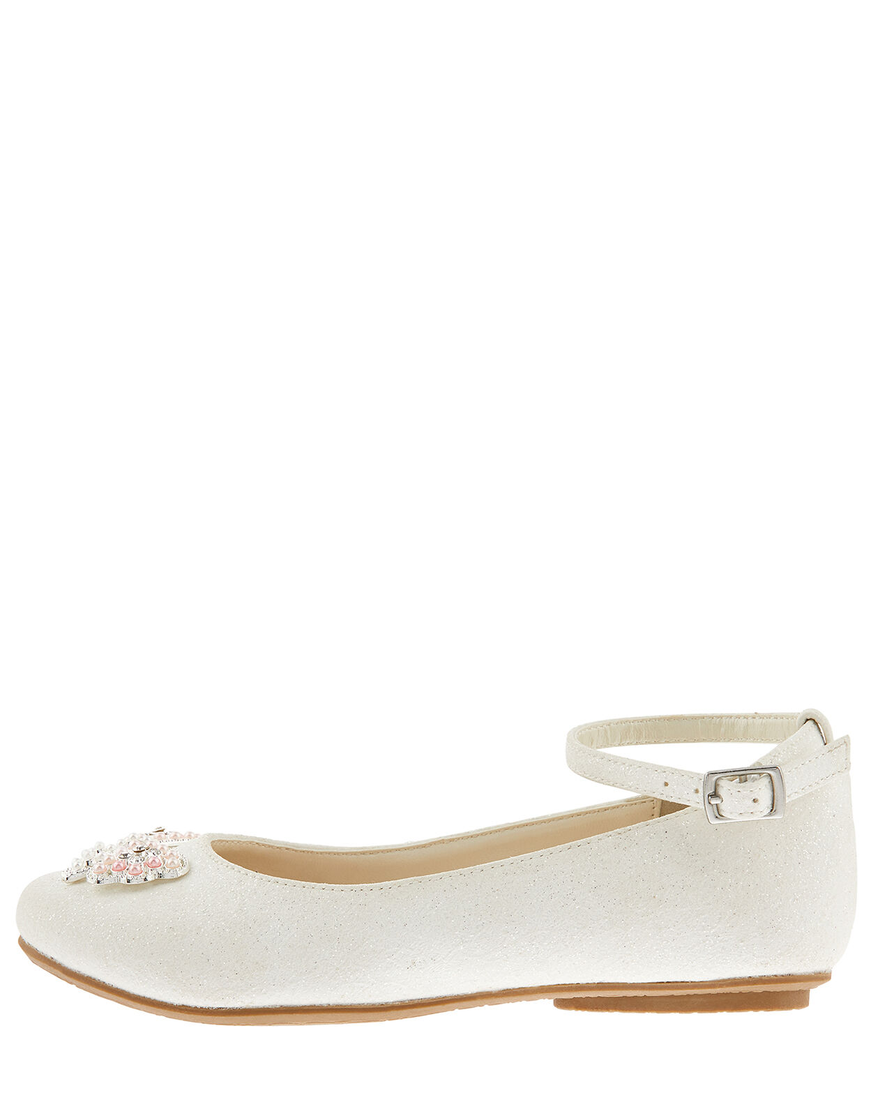 ivory ballerina shoes