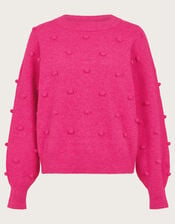 Bonita Bobble Sweater, Pink (PINK), large