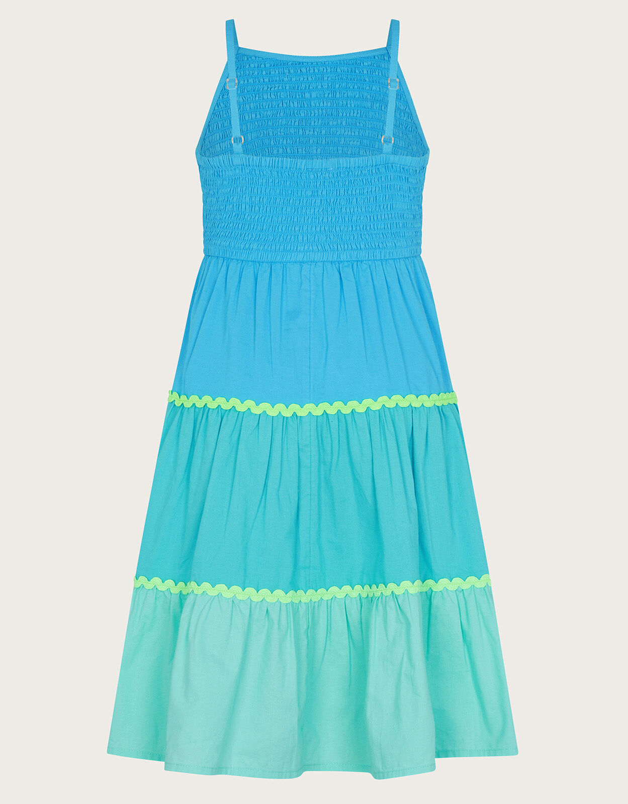 Pure Cotton Colour Block Maxi Beach Dress