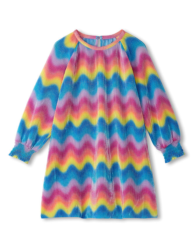 Hatley Wave Pleated Dress, Multi (MULTI), large