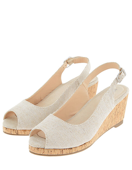 cork wedge heel