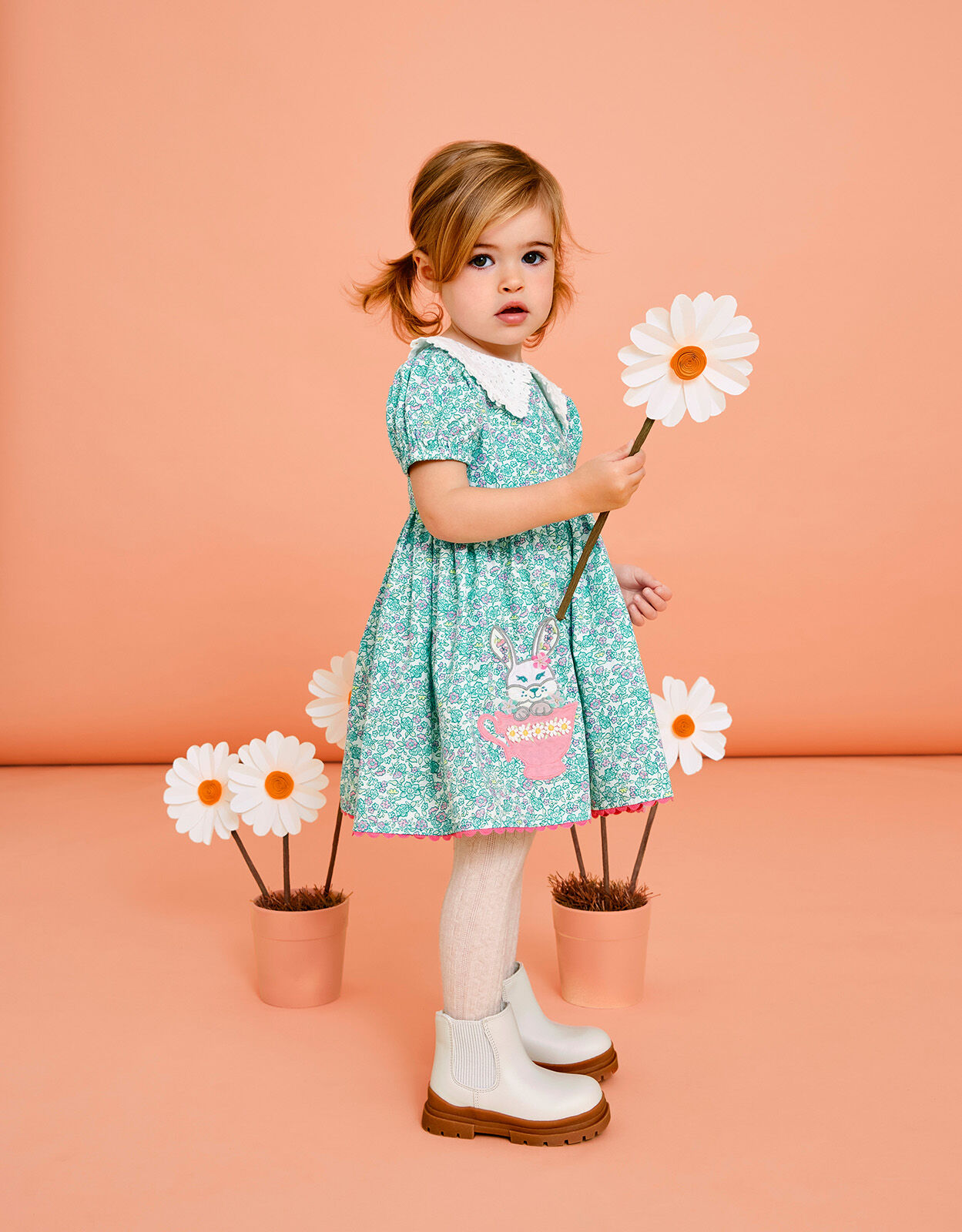 Ivory Toddler Dress | High-Quality Designs | Sara Dresses | Sequin Peplum  Tiered Horseshoe Trim Lace Dress