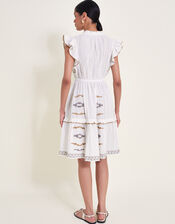 Ula Embroidered Dress, Ivory (IVORY), large