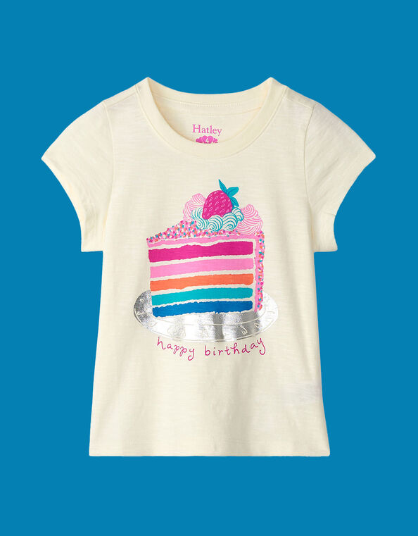 Hatley Birthday Cake T-Shirt, Multi (MULTI), large