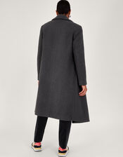 Bobbie Boucle Coat, Grey (CHARCOAL), large