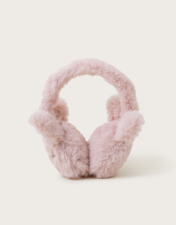 Faux Fur Bunny Earmuffs, , large