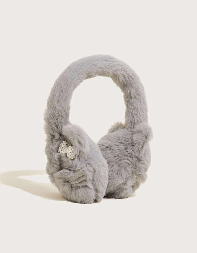 Fluffy Cat Earmuffs, , large