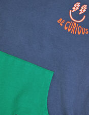 Color Block Be Curious Hoodie, Multi (MULTI), large