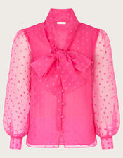 Rosa Spot Blouse, Pink (PINK), large