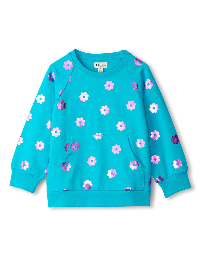 Hatley Blossom Pullover Jumper, Blue (BLUE), large