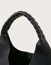 Pip Braided Faux Leather Hobo Bag, , large