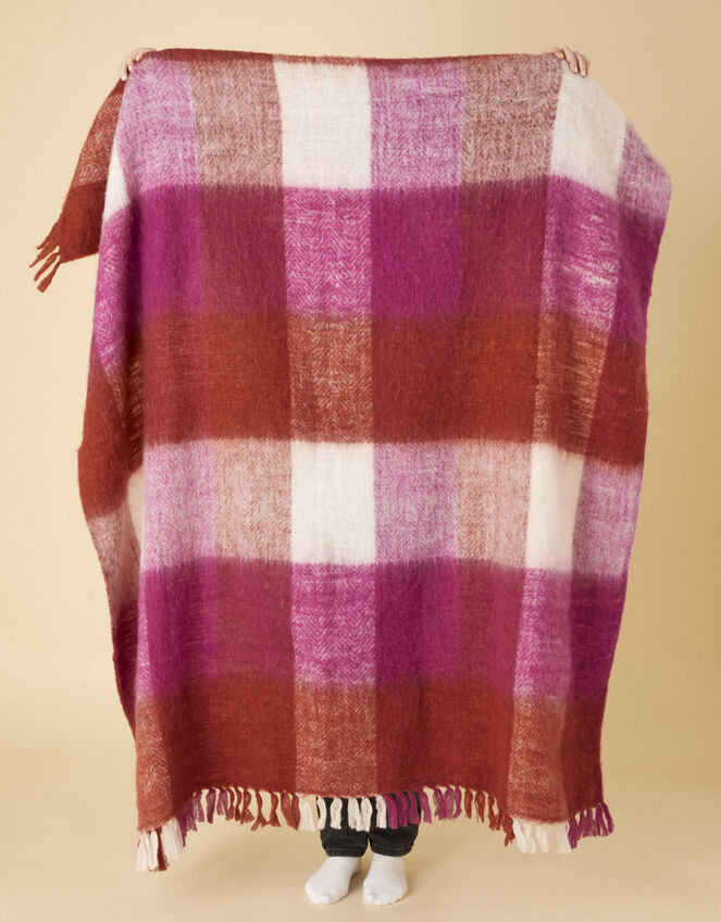 Check Blanket Throw, , large