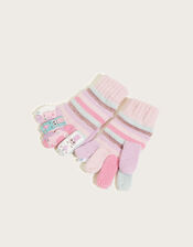 Unicorn Novelty Gloves, Multi (MULTI), large