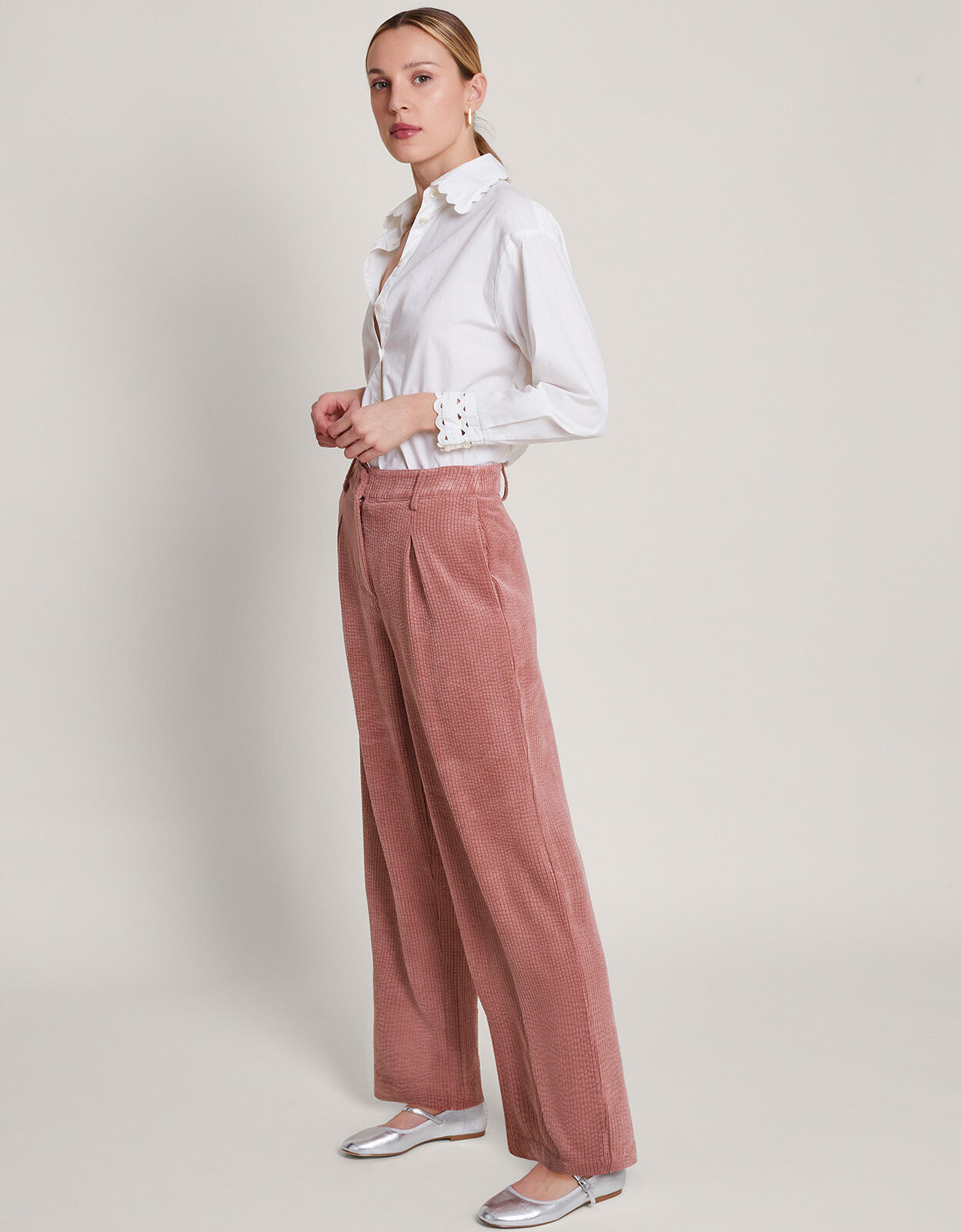 RIVER ISLAND FAUX Leather Tapered Trousers Size UK 16R Soft Inside £24.99 -  PicClick UK