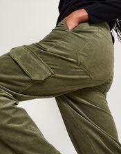 Luna Cord Cargo Pants, Green (OLIVE), large