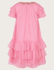 Alexandra Ruffle Swing Dress, Pink (PINK), large