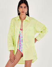 Aztec Diamond Beach Shirt , Green (GREEN), large