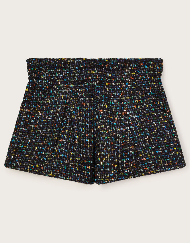 Tweed Shorts, Blue (NAVY), large