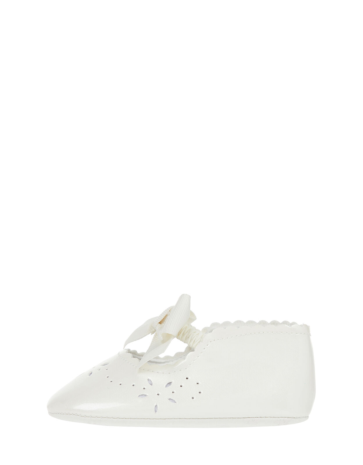 Baby Floral Patent Booties Ivory | Baby 