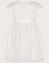 Baby Truth Sequin Dress, Ivory (IVORY), large