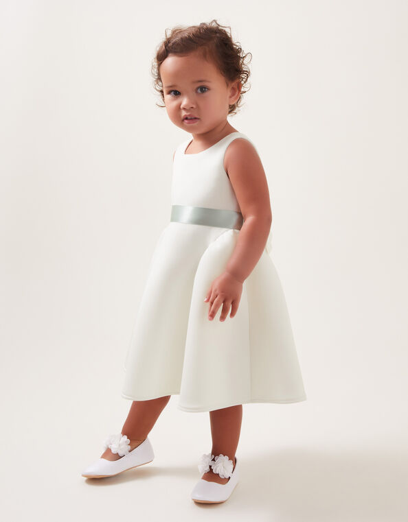 Baby Molly Bridesmaid Dress, Ivory (IVORY), large