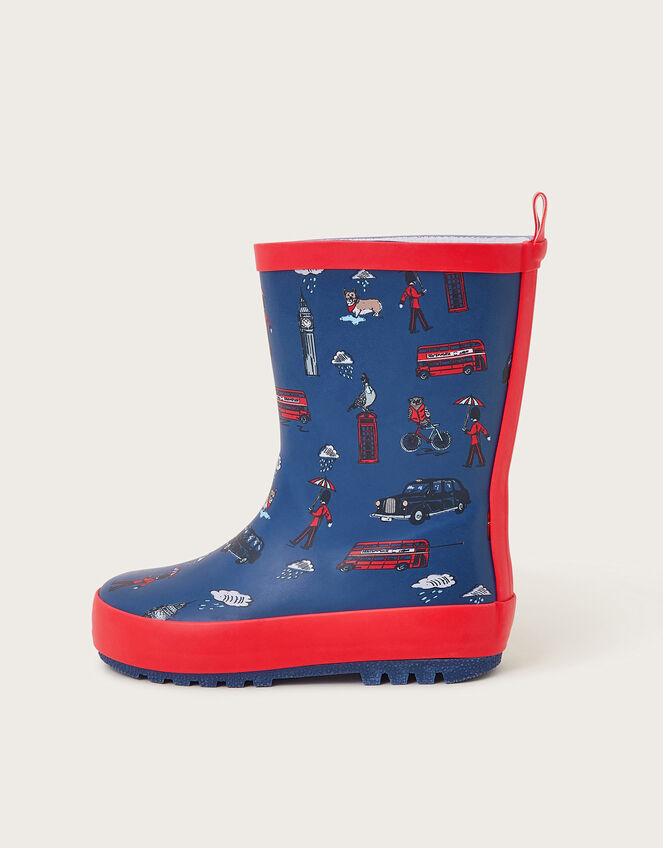 London Print Rain Boots, Multi (MULTI), large