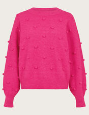 Bonita Bobble Jumper, Pink (PINK), large