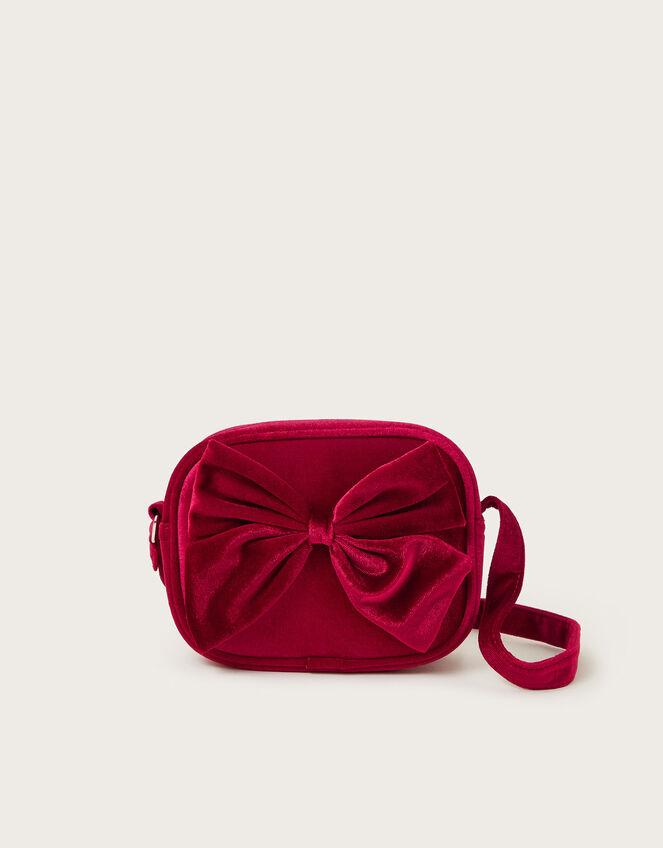 Velvet Bow Bag, , large