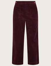 Harper Cord Trousers, Purple (PLUM), large