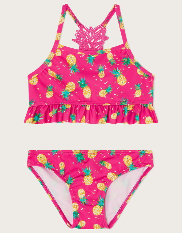3-9Yrs Girls Swimming Pants Pink Panties Kids Swimsuit Baby Girl Bikini Set