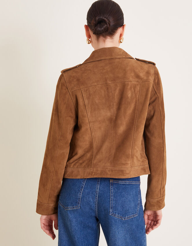 Sienna Suede Jacket , Tan (TAN), large