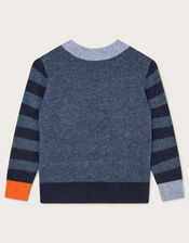 Stripe Colourblock Jumper, Multi (MULTI), large