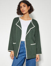 Sanya Stitch Jacket, Green (KHAKI), large