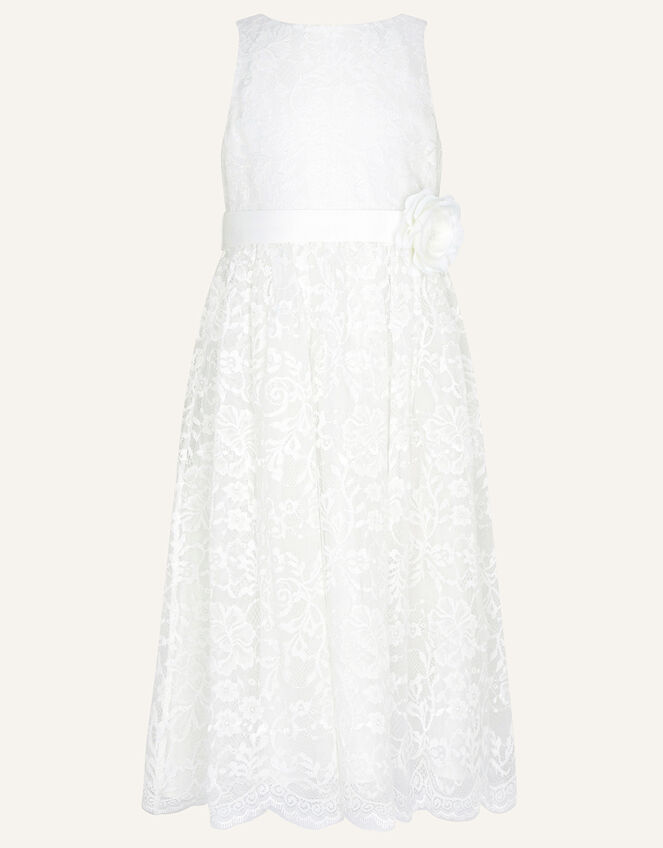 Heidi Klein Ladies White Lace Trim Kaftan, Size Large 18HSMR2832 WHT-WHT -  Apparel - Jomashop