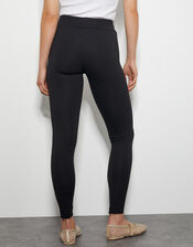 Pree High Rise Ponte Leggings, Black (BLACK), large