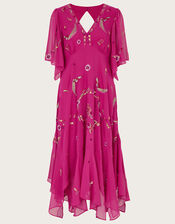 Jane Hanky Hem Dress, Pink (PINK), large