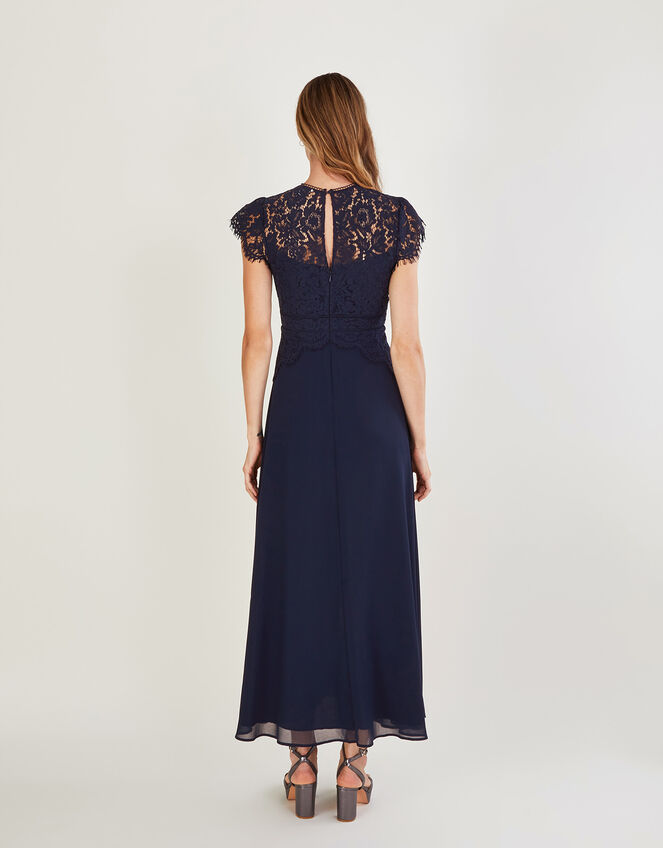 Louise Lace Maxi Dress, Blue (NAVY), large