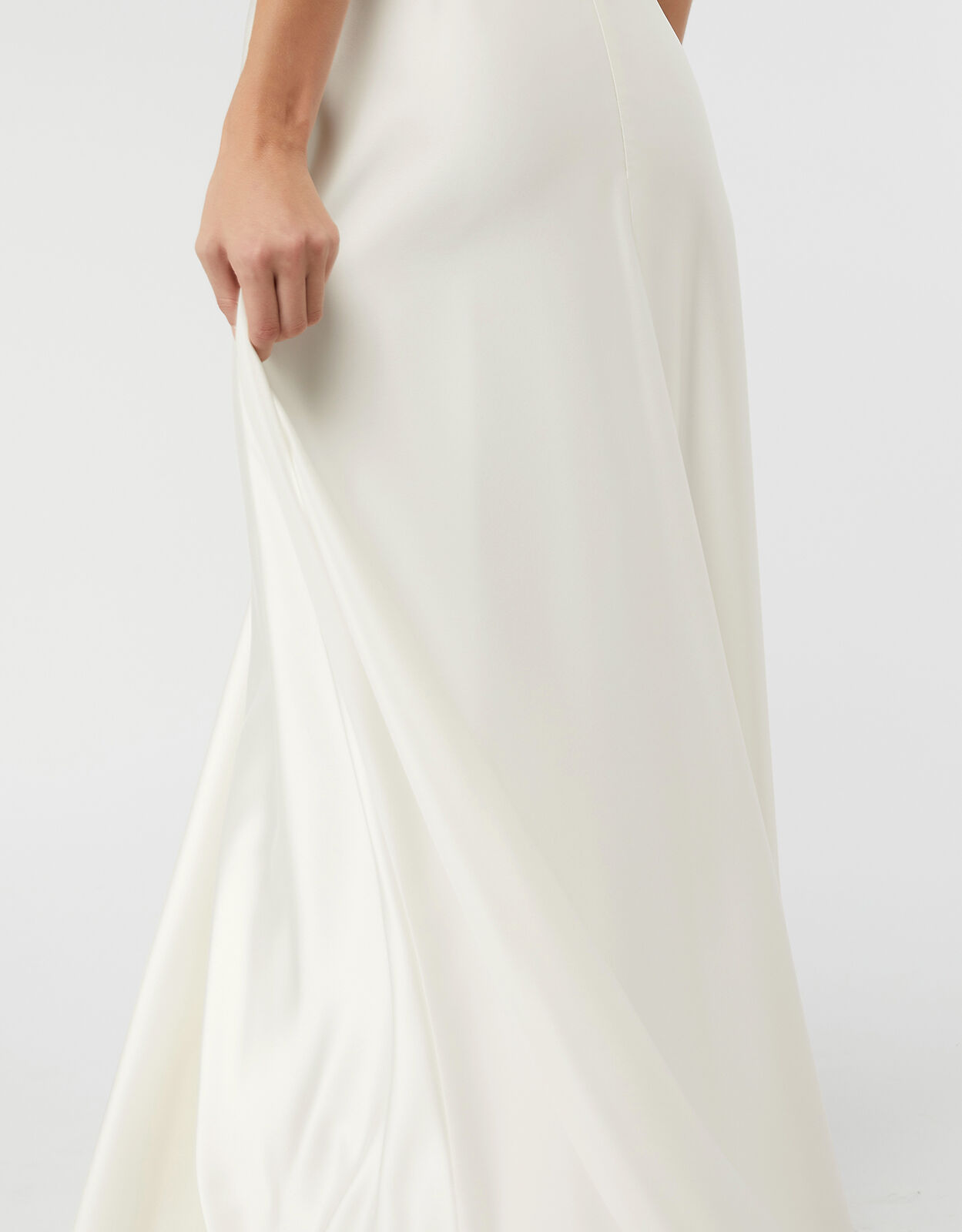 white maxi skirt bridal
