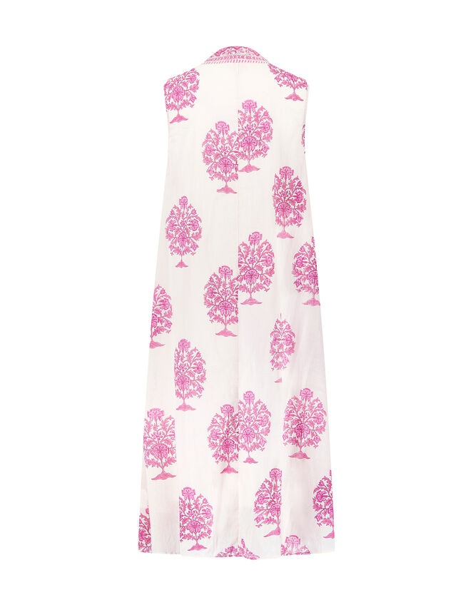 East Sleeveless Print Dress, Pink (PINK), large