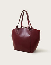 Ella Faux Leather Tote Bag, , large