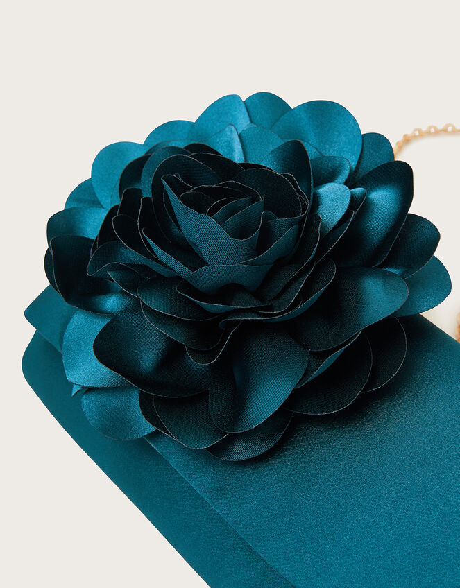 Corsage Occasion Bag, Blue (BLUE), large