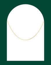 Anna and Nina Gold-Plated Plain Medium Necklace, , large