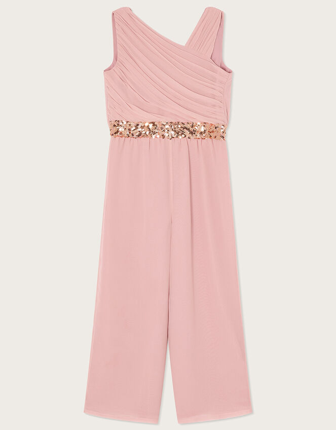 Abigail One-Shoulder Jumpsuit, Pink (PINK), large