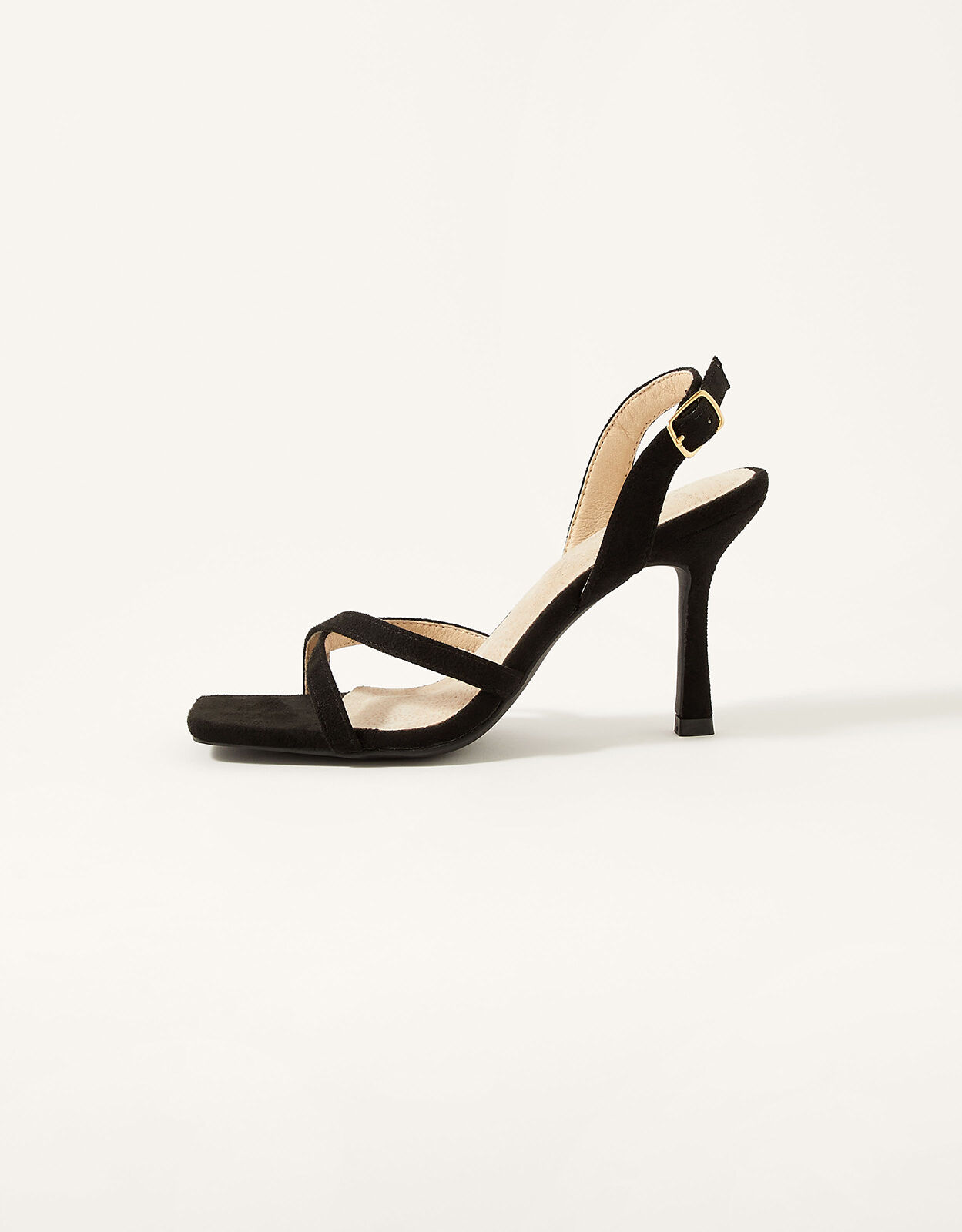 Buy Linzi Black Elsa Barely There Heeled Sandal With Thin Front Strap from  Next Belgium