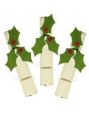 Meri Meri 6-Pack Holly Christmas Crackers, , large