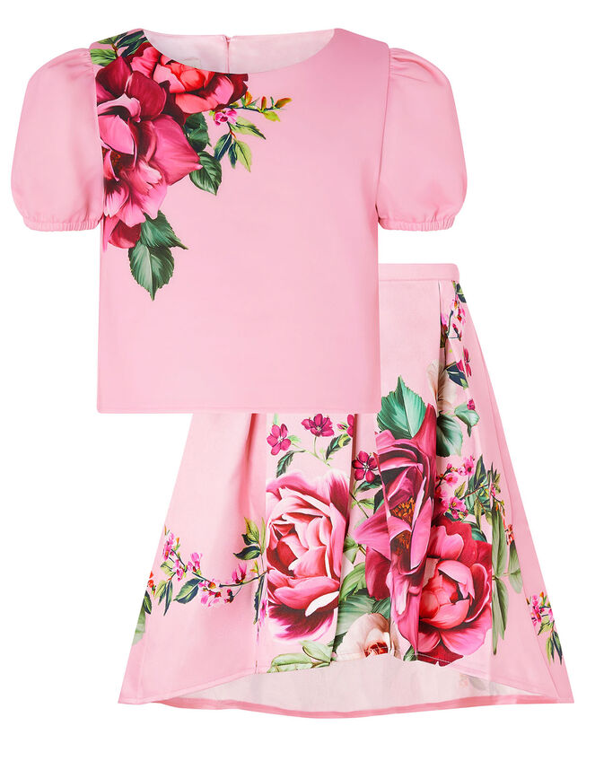Alana Rose Top and Skirt Set Pink | Girls' Sets & Outfits | Monsoon ROI.