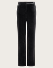 Vada Velvet Trousers, Black (BLACK), large