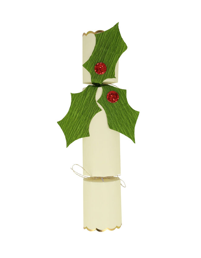 Meri Meri 6-Pack Holly Christmas Crackers, , large