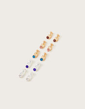 Jewel Clip-On Earrings 5 Pack, , large