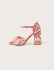 Gem-Embellished Heels, Pink (BLUSH), large